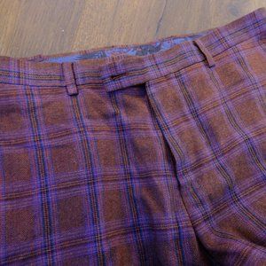 Men's Paisley & Gray Dress Slacks 34Wx32L